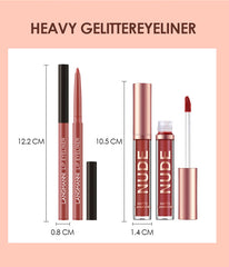 Lip Liner And Lipstick Makeup 12 Pcs Set 6 Matte Lipstick 6 Lip Liner Pens Waterproof Long Lasting Matte Lipstick Beauty Cosmetics Makeup Gift For Girls Lipstick Set - Up Trend Store-1
