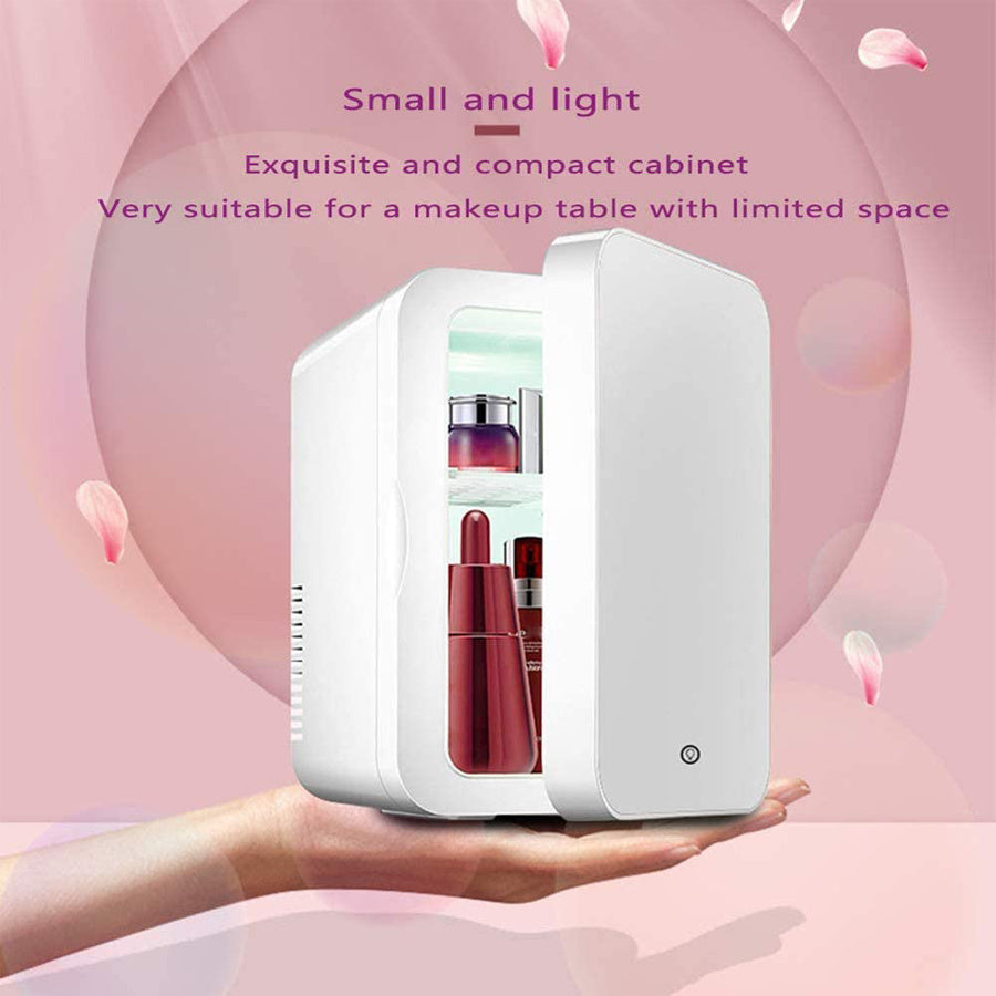 Mini Makeup Fridge Portable Cosmetic Refrigerator Cooler and Warmer Freezer for Perfume Beauty Skincare Products - Up Trend Store-1