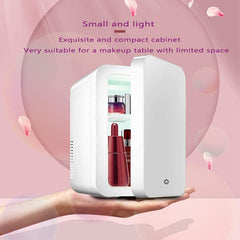 Mini Makeup Fridge Portable Cosmetic Refrigerator Cooler and Warmer Freezer for Perfume Beauty Skincare Products - Up Trend Store-1