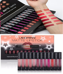 Matte Lipstick Waterproof Long-lasting Velvet Lipstick Set - Up Trend Store-1