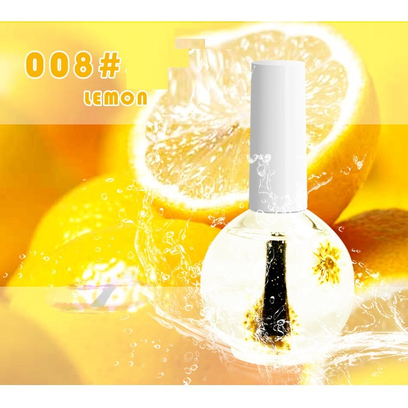 Nail Beauty Dried Flowers Nutrition Nail Treatment Oil Anti-agnail Nail Edge Moisturizing Nail Base Coat Natural Dried Flower Nutrient Solution - Up Trend Store-1