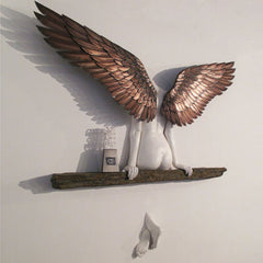 Angel Resin Wall Decoration Resin Wings Ornaments Garden Home Decoration - Up Trend Store-1