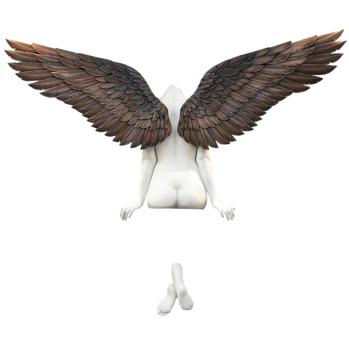 Angel Resin Wall Decoration Resin Wings Ornaments Garden Home Decoration - Up Trend Store-1