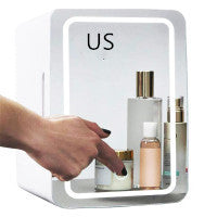 Mini Makeup Fridge Portable Cosmetic Refrigerator Cooler and Warmer Freezer for Perfume Beauty Skincare Products - Up Trend Store-1