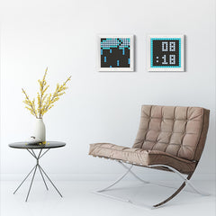Bluetooth Photo Frame Colorful Led Light Pollution Lamp Screen Clock Display Wall - Up Trend Store-1