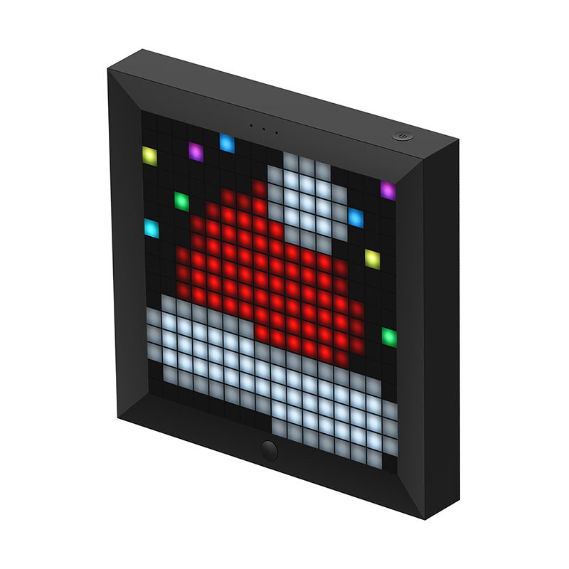 Bluetooth Photo Frame Colorful Led Light Pollution Lamp Screen Clock Display Wall - Up Trend Store-1
