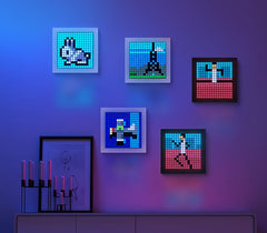 Bluetooth Photo Frame Colorful Led Light Pollution Lamp Screen Clock Display Wall - Up Trend Store-1