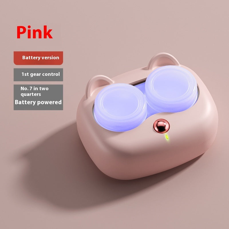 Women's Invisible Portable Multifunctional Three-gear Ultrasonic Cleaning Glasses Case - Up Trend Store-1