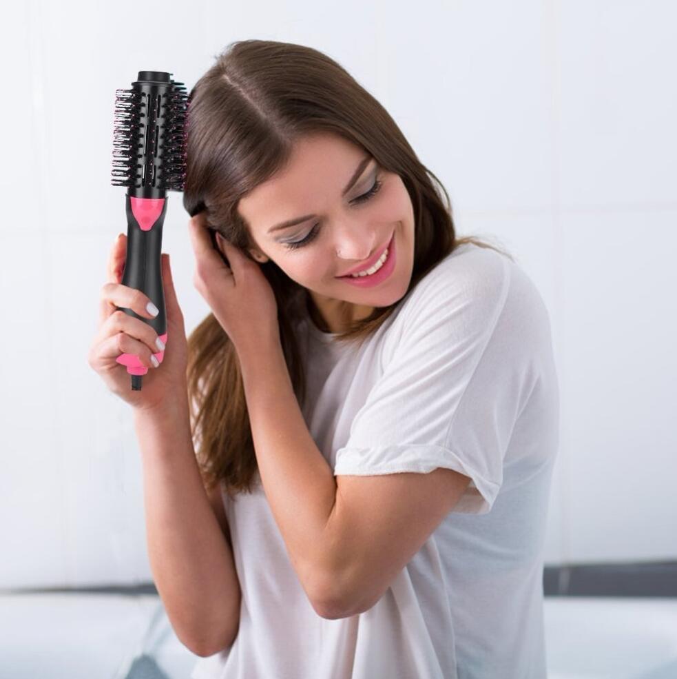 One-Step Electric Hair Dryer Comb Multifunctional Comb Straightener Hair Curling - Up Trend Store-1