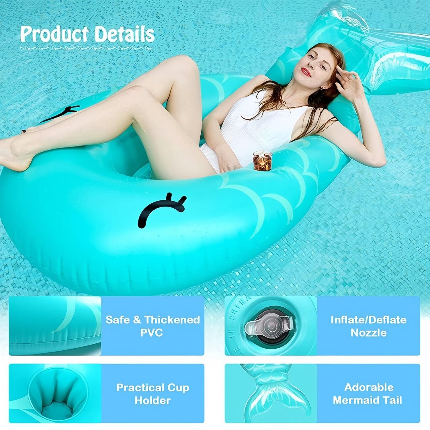 Pvc Inflatable Mermaid Float - Up Trend Store-1