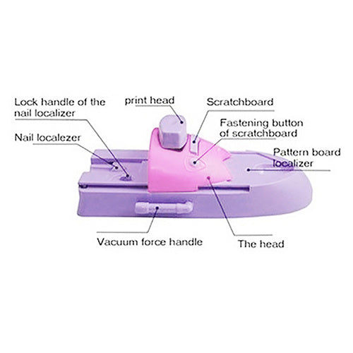 Nail Art Stamping Printing Machine DIY Pattern Stamper Manicure Nail Art Printer - Up Trend Store-1