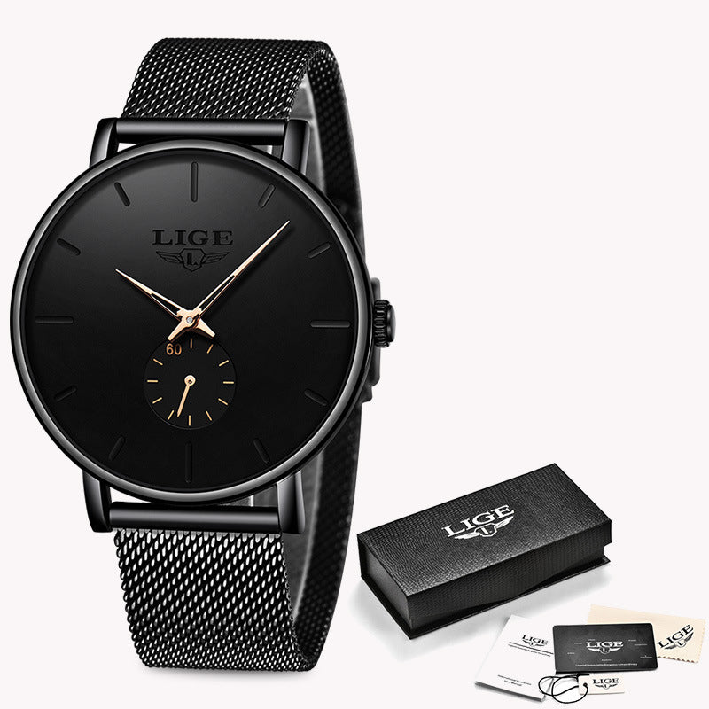 Thin Fashion Multifunctional Waterproof Quartz Watch - Up Trend Store-1