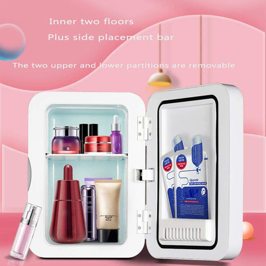 Mini Makeup Fridge Portable Cosmetic Refrigerator Cooler and Warmer Freezer for Perfume Beauty Skincare Products - Up Trend Store-1