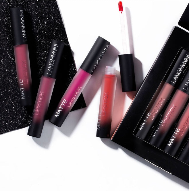 Matte Lipstick Waterproof Long-lasting Velvet Lipstick Set - Up Trend Store-1