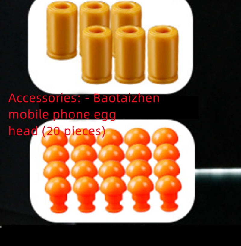 Folding Pistol Bullet Automatic Shell Throwing Toy Creative Soft Bullet Toy Mobile Phone Appearance Gun Outdoor Interactive Kid Gift - Up Trend Store-1