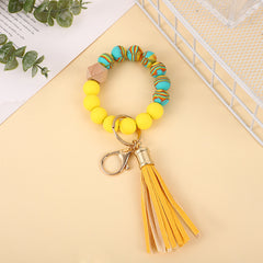 Silicone Beads Wrist Keychain Color - Up Trend Store-1