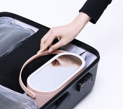 Portable Led Desk Storage Cosmetic Mirror Organizer Box With Light - Up Trend Store-1