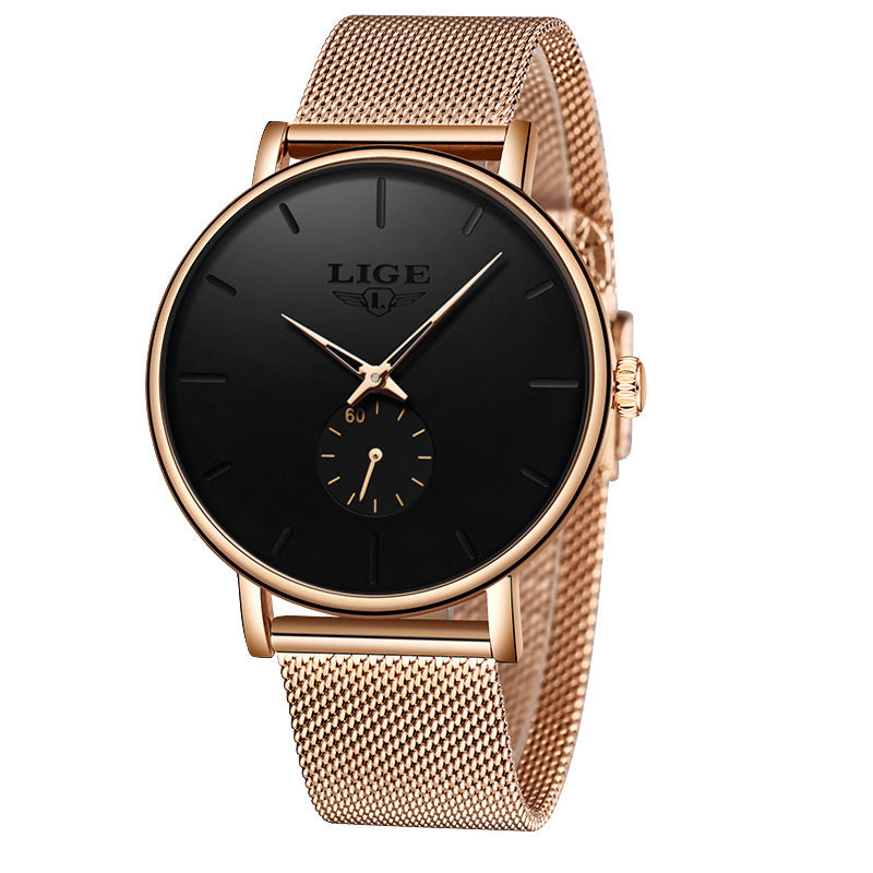 Thin Fashion Multifunctional Waterproof Quartz Watch - Up Trend Store-1