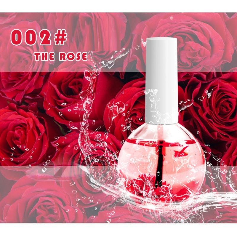 Nail Beauty Dried Flowers Nutrition Nail Treatment Oil Anti-agnail Nail Edge Moisturizing Nail Base Coat Natural Dried Flower Nutrient Solution - Up Trend Store-1