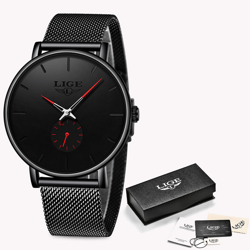 Thin Fashion Multifunctional Waterproof Quartz Watch - Up Trend Store-1