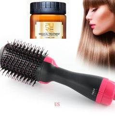 One-Step Electric Hair Dryer Comb Multifunctional Comb Straightener Hair Curling - Up Trend Store-1