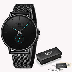 Thin Fashion Multifunctional Waterproof Quartz Watch - Up Trend Store-1