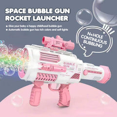 Bubbles Gun Kids Toy Rocket Soap Bubble Machine Guns Automatic Blower Portable Pomperos Toy For Children Gift - Up Trend Store-1