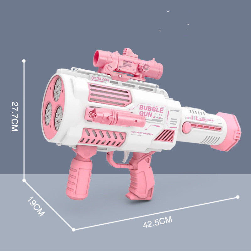 Bubbles Gun Kids Toy Rocket Soap Bubble Machine Guns Automatic Blower Portable Pomperos Toy For Children Gift - Up Trend Store-1