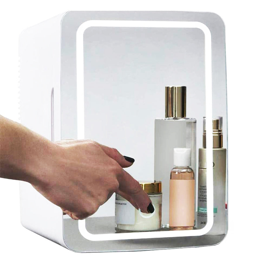 Mini Makeup Fridge Portable Cosmetic Refrigerator Cooler and Warmer Freezer for Perfume Beauty Skincare Products - Up Trend Store-1