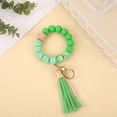 Silicone Beads Wrist Keychain Color - Up Trend Store-1
