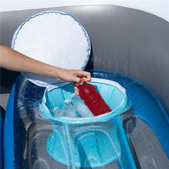Inflatable PVC Water 6 Person Island Floating Bed - Up Trend Store-1