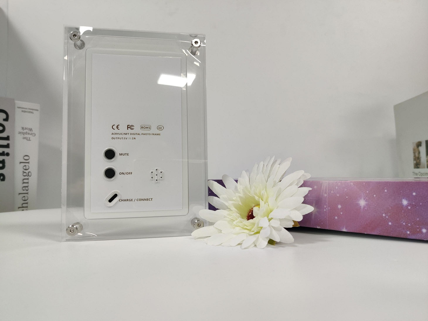 Acrylic Digital Photo Video Frame Battery New - Up Trend Store-1