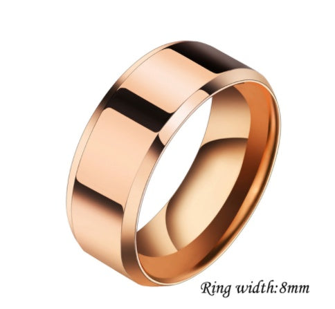 Niche Rings For Men And Women Stainless Steel Couple Rings - Up Trend Store-1