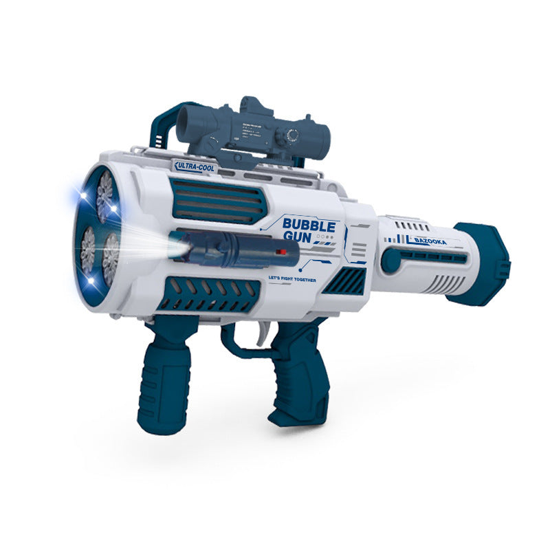 Bubbles Gun Kids Toy Rocket Soap Bubble Machine Guns Automatic Blower Portable Pomperos Toy For Children Gift - Up Trend Store-1