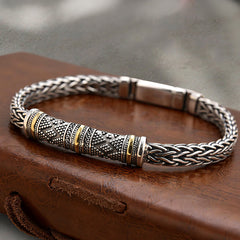 Hand-woven Keel Men's Bracelet Retro Creative - Up Trend Store-1