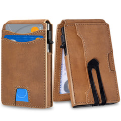 Men's High-grade Simple Flip Card Holder - Up Trend Store-1