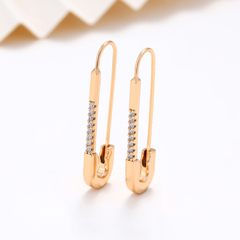 Fashion Personality Clip Shape Earrings - Up Trend Store-1