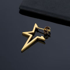 Fashion Pentagram Male Delicate Earrings - Up Trend Store-1