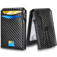 Men's High-grade Simple Flip Card Holder - Up Trend Store-1