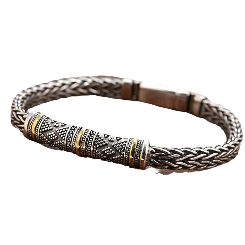 Hand-woven Keel Men's Bracelet Retro Creative - Up Trend Store-1