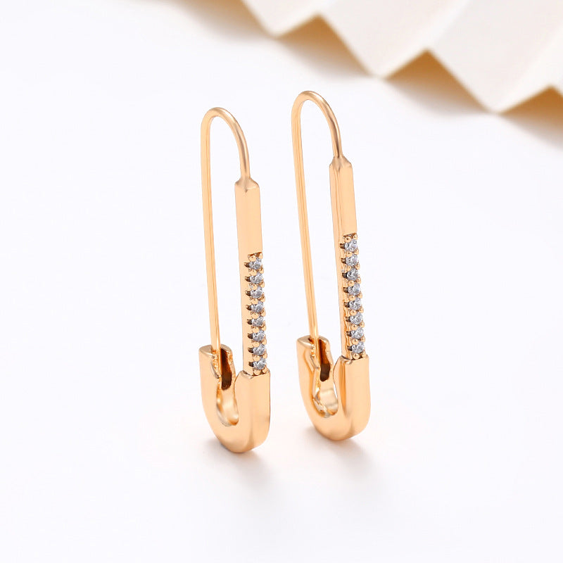 Fashion Personality Clip Shape Earrings - Up Trend Store-1