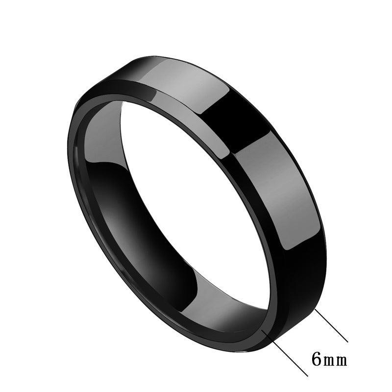 Niche Rings For Men And Women Stainless Steel Couple Rings - Up Trend Store-1