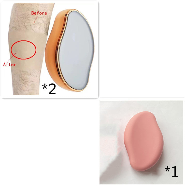 Glass Shaver Hair Removal And Exfoliation Home Beauty Tool To Remove Crystal Hair Remover - Up Trend Store-1
