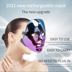 LED Rechargeable Face Mask Acne And Freckles Led Color Light Mask - Up Trend Store-1