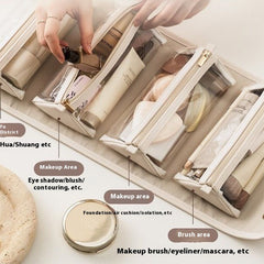 New Folding Cosmetic Bag Large Capacity Portable Handbag Waterproof Travel Storage Washing Bag For Women - Up Trend Store-1