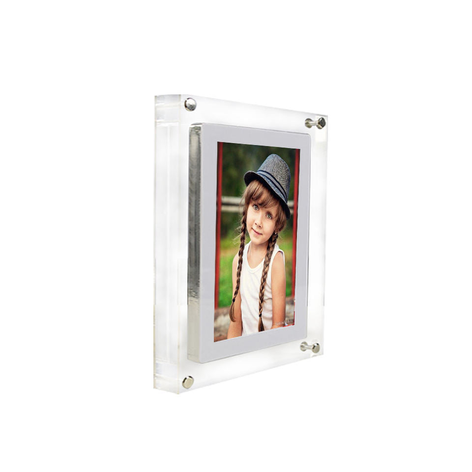 Acrylic Digital Photo Video Frame Battery New - Up Trend Store-1