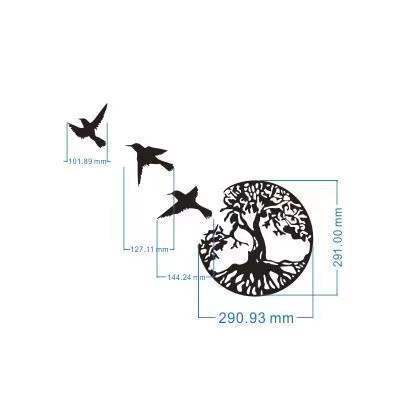 Decorative Iron Wall Art Wall Hanging - Up Trend Store-1