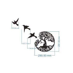 Decorative Iron Wall Art Wall Hanging - Up Trend Store-1
