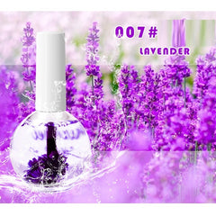 Nail Beauty Dried Flowers Nutrition Nail Treatment Oil Anti-agnail Nail Edge Moisturizing Nail Base Coat Natural Dried Flower Nutrient Solution - Up Trend Store-1