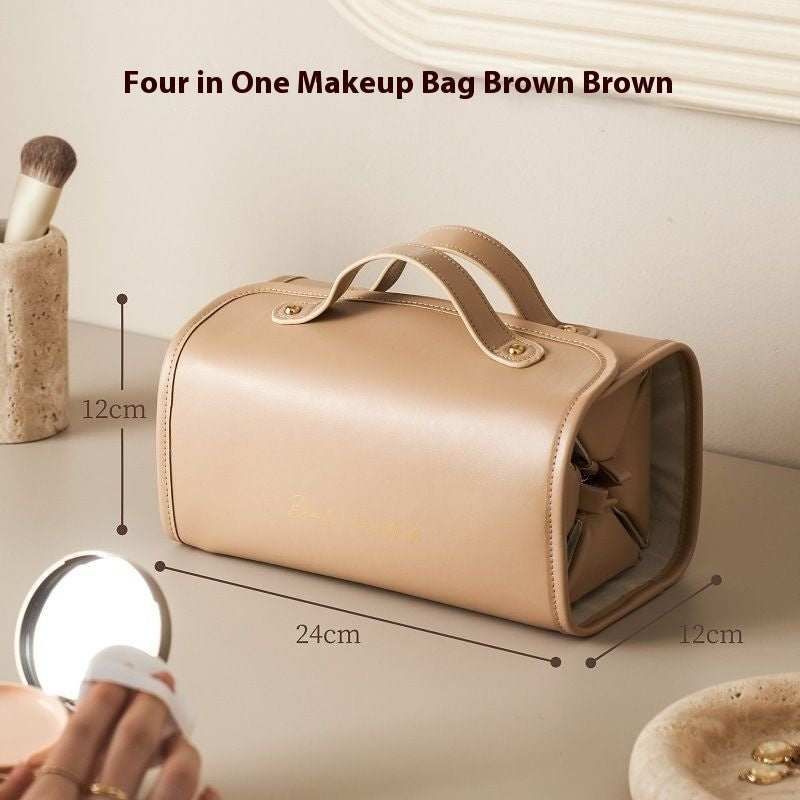 New Folding Cosmetic Bag Large Capacity Portable Handbag Waterproof Travel Storage Washing Bag For Women - Up Trend Store-1